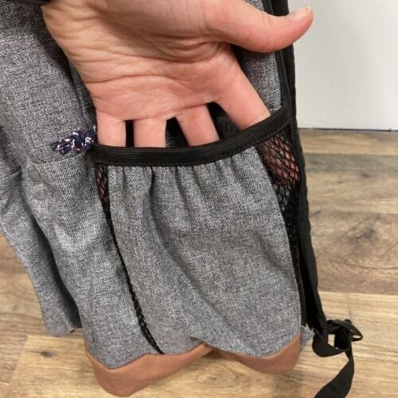 JanSport Cool Student Grey Letterman Poly One Size Backpack - Picture 7 of 12